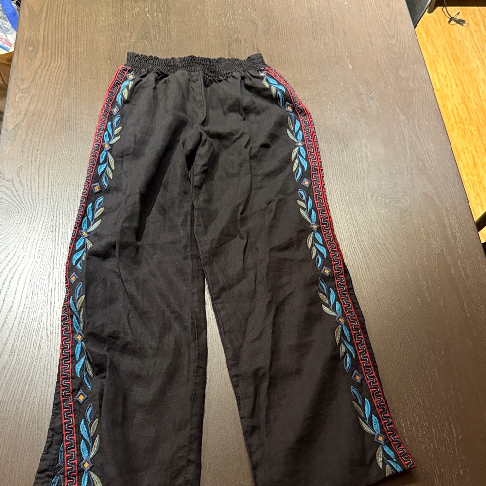 JOHNNY WAS Izamal Slit Pant Size